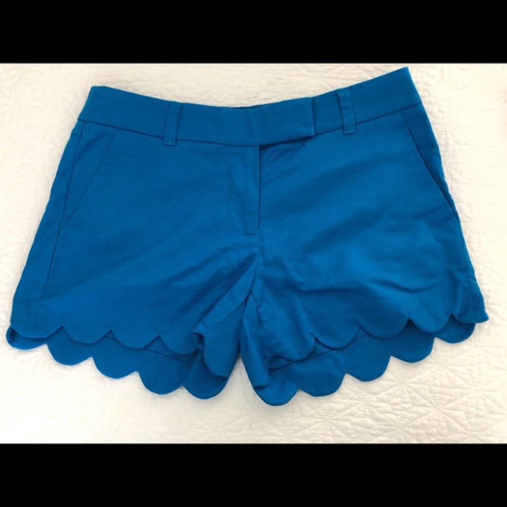 J. Crew factory scalloped shorts